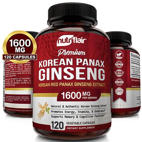 korean ginseng supplements.